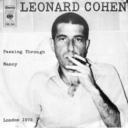 Occ. Single Vinyl: Leonhard Cohen - Passing through