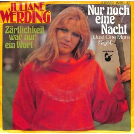 Occ. Single Vinyl: Juliane Werding - Nur noch eine Nacht