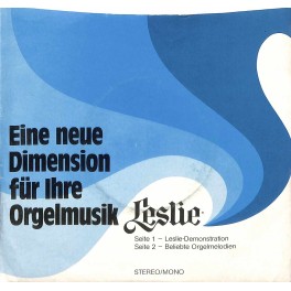 Occ. Single Vinyl: Leslie - Eine neue Dimension für Ihre Orgelmusik