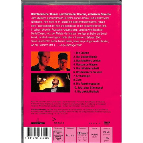 DVD Simon Enzler - Wedeschegg