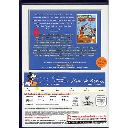 Occ. DVD  Walt Disney Kostbarkeiten - Micky Maus im Glanz der Farbe (2 DVDs)