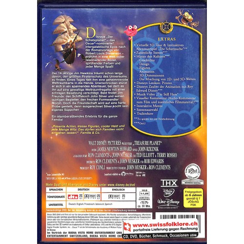 Occ. DVD  Der Schatzplanet - Meisterwerke Walt Disney