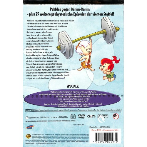 DVD  Familie Feuerstein - Staffel 4 (Collector's Edition, 4 DVDs)