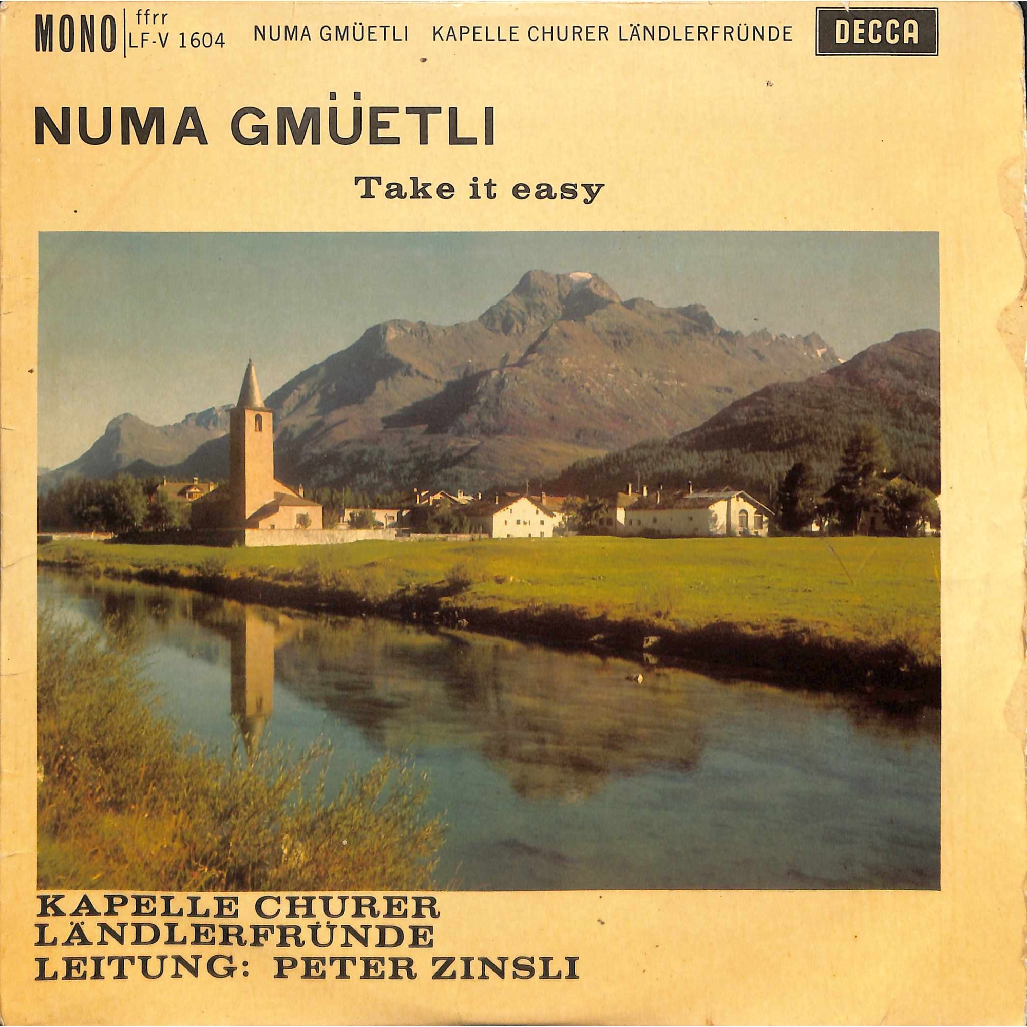 CD-Kopie von Vinyl: Kapelle Churer Ländlerfründe - Numa gmüetli CD-Kopie von Vinyl: Kapelle Churer Ländlerfründe - Numa gmüetli