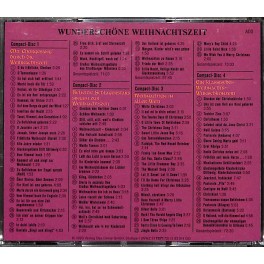 Occ. CD Wunderschöne Weihnachtszeit - Grosse Stars und berühmte Chöre singen - 4CD-Box