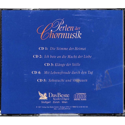Occ. CD Perlen der Chormusik - Faszinierende Lieder aus aller Welt - 5CD-Box