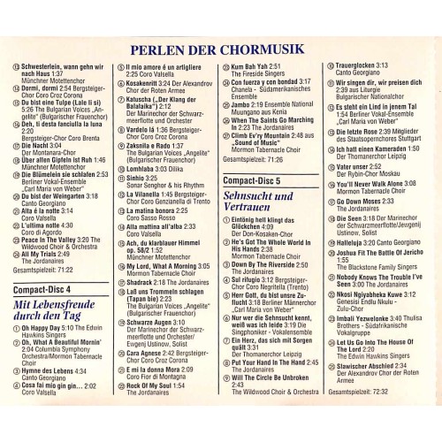 Occ. CD Perlen der Chormusik - Faszinierende Lieder aus aller Welt - 5CD-Box