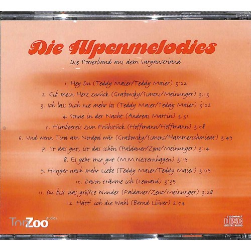 Occ. CD Die Alpenmelodies - Hey Du