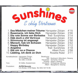 CD Sunshines - E chly Vertroue