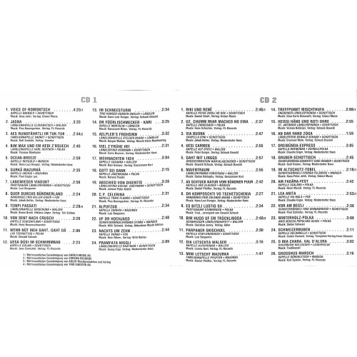 Occ. Doppel-CD 50x Volksmusik aus Graubünden - diverse