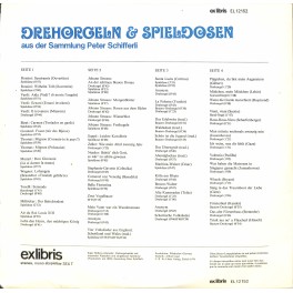 Occ.-LP Vinyl: Drehorgeln & Spieldosen aus der Sammlung von Peter Schifferli - 2LPs 1974 Occ.-LP Vinyl: Drehorgeln & Spieldosen aus der Sammlung von Peter Schifferli - 2LPs 1974
