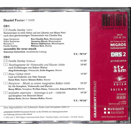 CD Daniel Fueter - 2CD