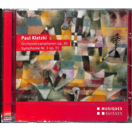 CD Paul Kletzki - Orchestervariationen op. 20, Symphonie Nr. 3 op 21