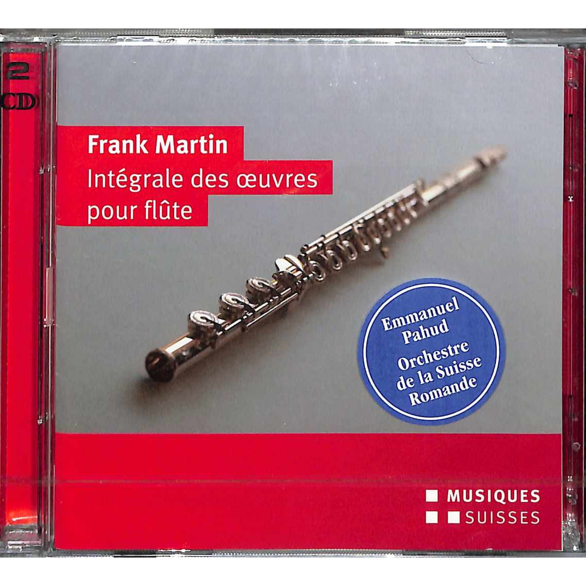 CD Frank Martin - Intégrale des oeuvres pour flûte - 2CD CD Frank Martin - Intégrale des oeuvres pour flûte - 2CD