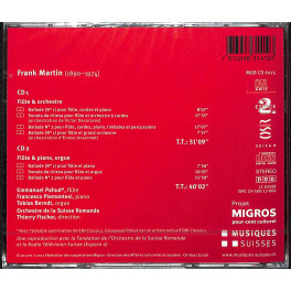 CD Frank Martin - Intégrale des oeuvres pour flûte - 2CD