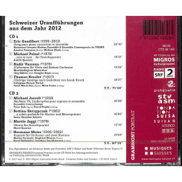 CD Grammont Sèlection 6 - Uraufführungen aus dem Jahr 2012 - 2CD