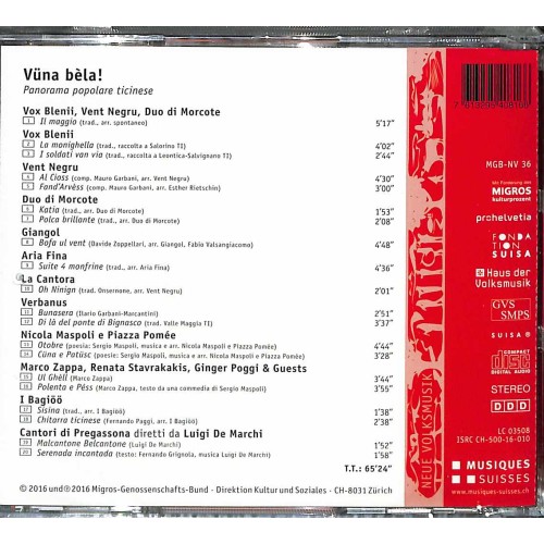 CD Vüna bèla! - Panorama popolare ticinese
