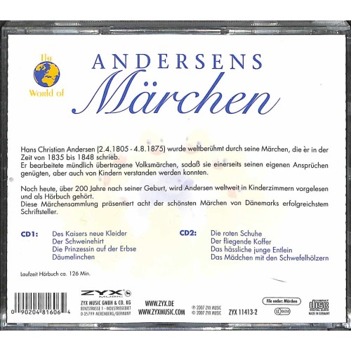 CD Andersens Märchen - 2 CDs