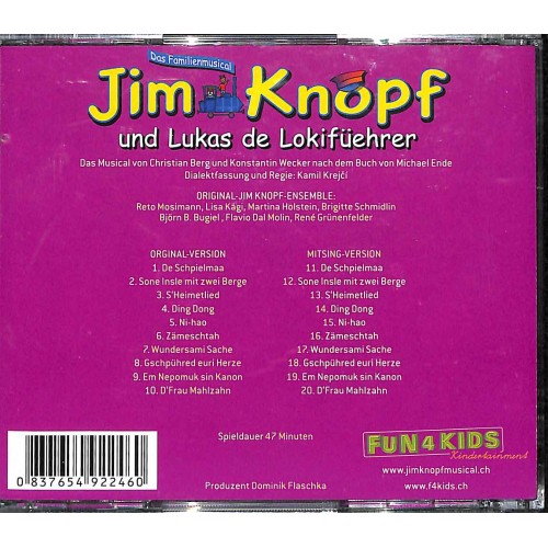 Occ. CD Jim Knopf - und Lukas de Lokifüehrer - das Musical