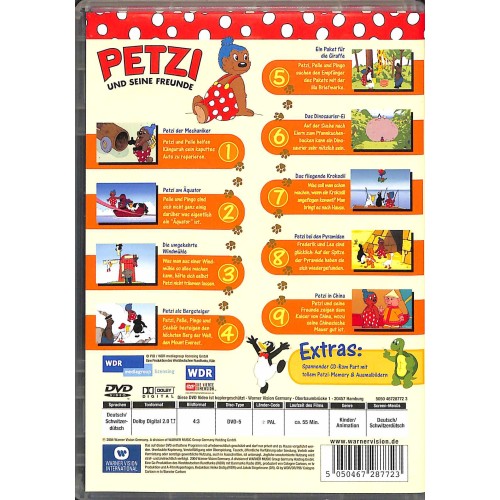 DVD PETZI und seine Freunde - als Bergsteiger und weitere Abenteuer - Deutsch und Schweizerdeutsch