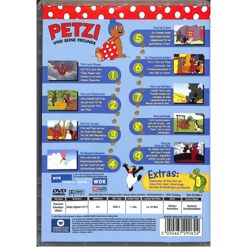 DVD PETZI und seine Freunde - lernt Fliegen und weitere Abenteuer - Deutsch und Schweizerdeutsch