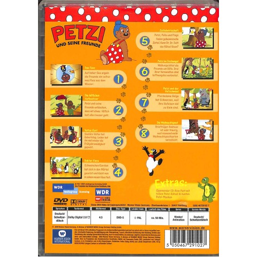 DVD PETZI und seine Freunde - und der Hufschmied und weitere Abenteuer - Deutsch und Schweizerdeutsch