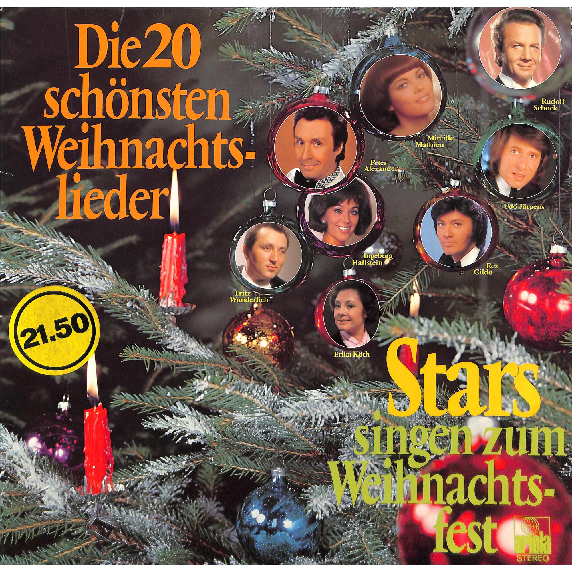LP/CD Stars singen zum Weihnachtsfest - Die 20 schönsten Weihnachtslieder LP/CD Stars singen zum Weihnachtsfest - Die 20 schönsten Weihnachtslieder