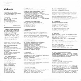 CD-Kopie von Vinyl: Chorknaben St. Paul Luzern - Orgel Adelheid Bell - 1959