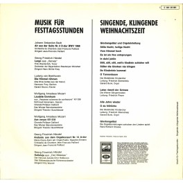 LP/CD Musik für Festtagsstunden - Singende, klingende Weihnachtszeit