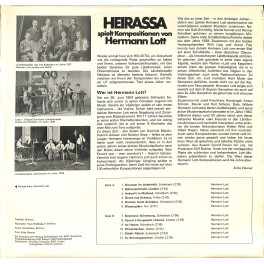 CD-Kopie von Vinyl: Heirassa spielt Komp. von Hermann Lott