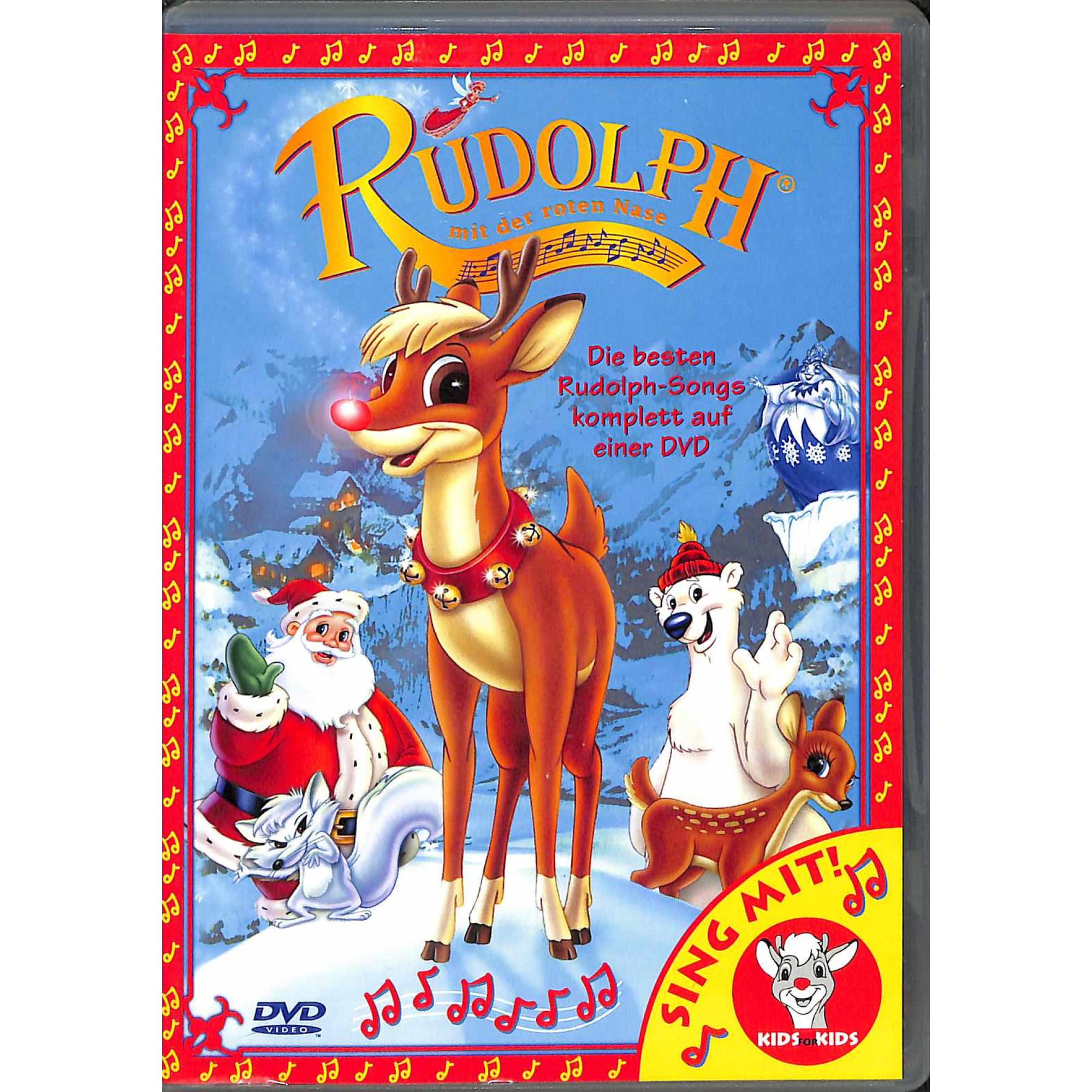 DVD Sing mit Rudolph mit der roten Nase der Film - alle Lieder zum Mitsingen mit Karaoke DVD Sing mit Rudolph mit der roten Nase der Film - alle Lieder zum Mitsingen mit Karaoke