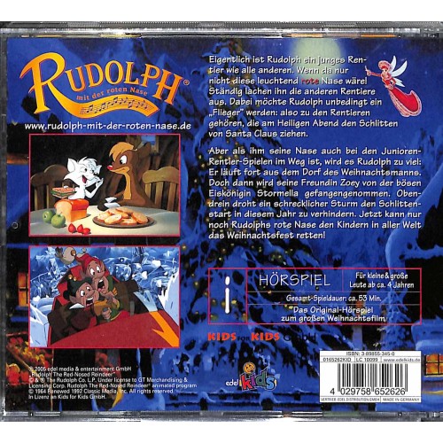 CD Rudolph mit der roten Nase - Hörspiel zum Weihnachtsfilm