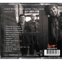 Occ. CD Labyrinth - Linard Bardill, Mich Gerber & Max Lässer Occ. CD Labyrinth - Linard Bardill, Mich Gerber & Max Lässer