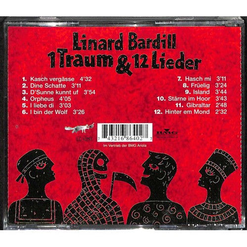 Occ. CD 1 Traum & 12 Lieder - Linard Bardill