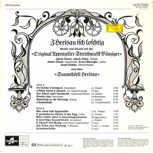 Original Appenzeller Streichmusik Bänziger und Saumchörli Herisau - Z'Herisau isch loschtig