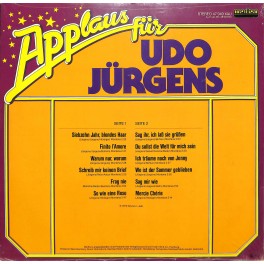 LP Applaus für Udo Jürgens - 1970 LP Applaus für Udo Jürgens - 1970