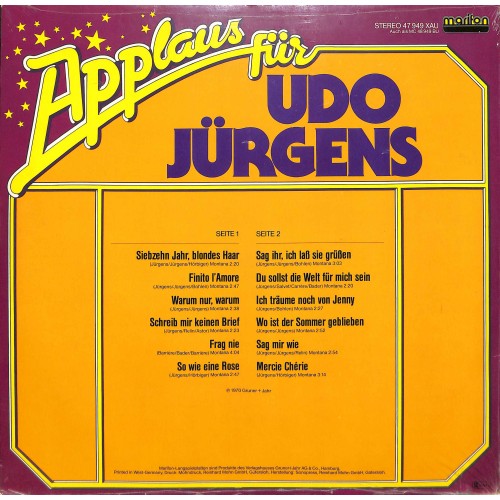 LP Applaus für Udo Jürgens - 1970