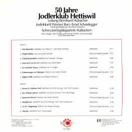 50 Jahre Jodlerklub Hettiswil, JD Werner Buri-Ernst Scheidegger, SQ Kaltacker