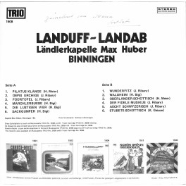 Ländlerkapelle Max Huber Binningen - Landuff-Landab