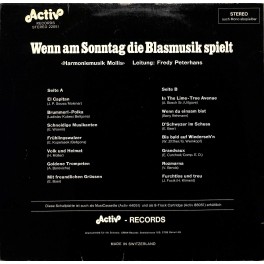 Harmoniemusik Mollis Ltg. Fredy Peterhans - Wenn am Sonntag die Blasmusik spielt