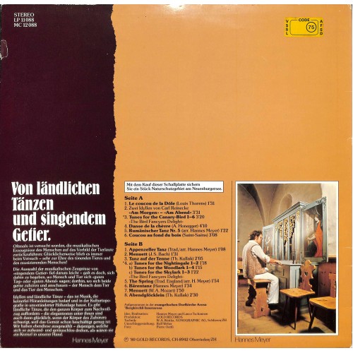 Hannes Meyer - Von ländlichen Tänzen und singendem Getier - 1980