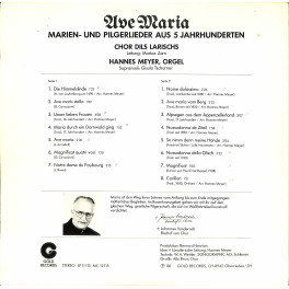Hannes Meyer - Ave Maria, Chor dils Larisch, Sopransoli Gisula Tscharner - 1980