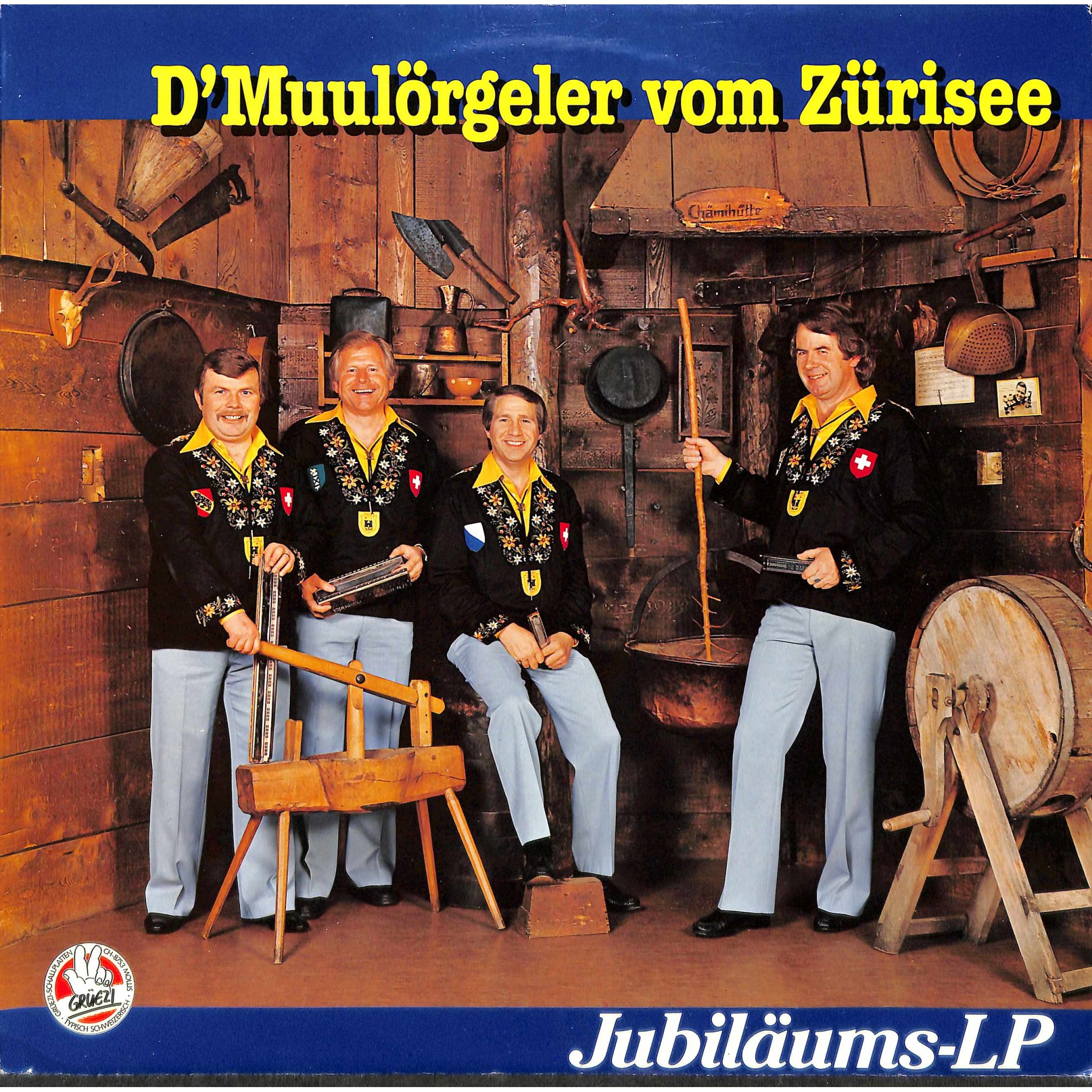 LP/CD D'Muulörgeler vom Zürisee - Jubiläums-LP - 1984 LP/CD D'Muulörgeler vom Zürisee - Jubiläums-LP - 1984