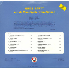 LP/CD Grill Party mit de Muulörgeler vom Zürisee - 1987 Grüezi