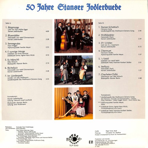 Stanser Jodlerbuebe - 50 Jahre - 1982 - Ltg Heinrich Josef Leuthold