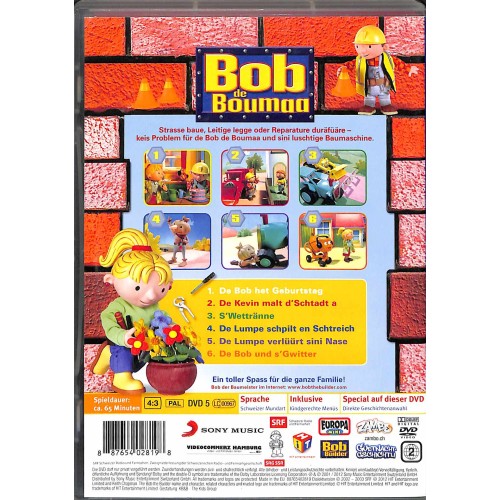 DVD Bob de Boumaa - Vol. 1 - De Bob het Geburtstag