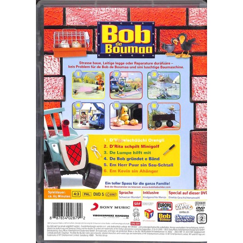 DVD Bob de Boumaa - Vol. 7 - D'Vogelschüüchi Orangli