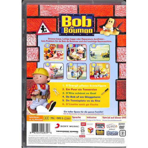 DVD Bob de Boumaa - Vol. 3 - S'Orangli pflanz Schteifigure