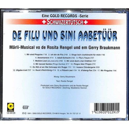 CD De Filu und sini Aaebetüür - Märli Musical vo de Rose Rengel