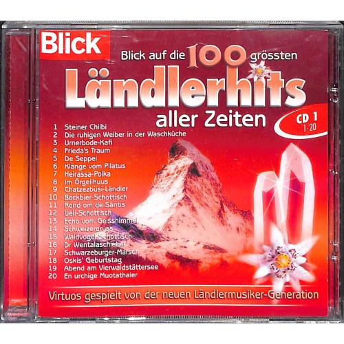 CD-Kopie: Blick auf die 100 grössten Ländlerhits - 5CDs + Noten